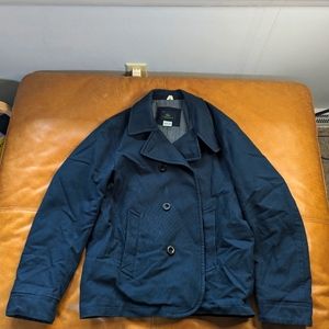 Lacoste Men's Navy Blue Coat, Large